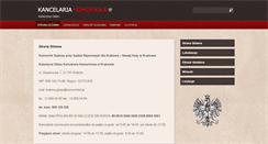 Desktop Screenshot of kancelaria-komornika.net